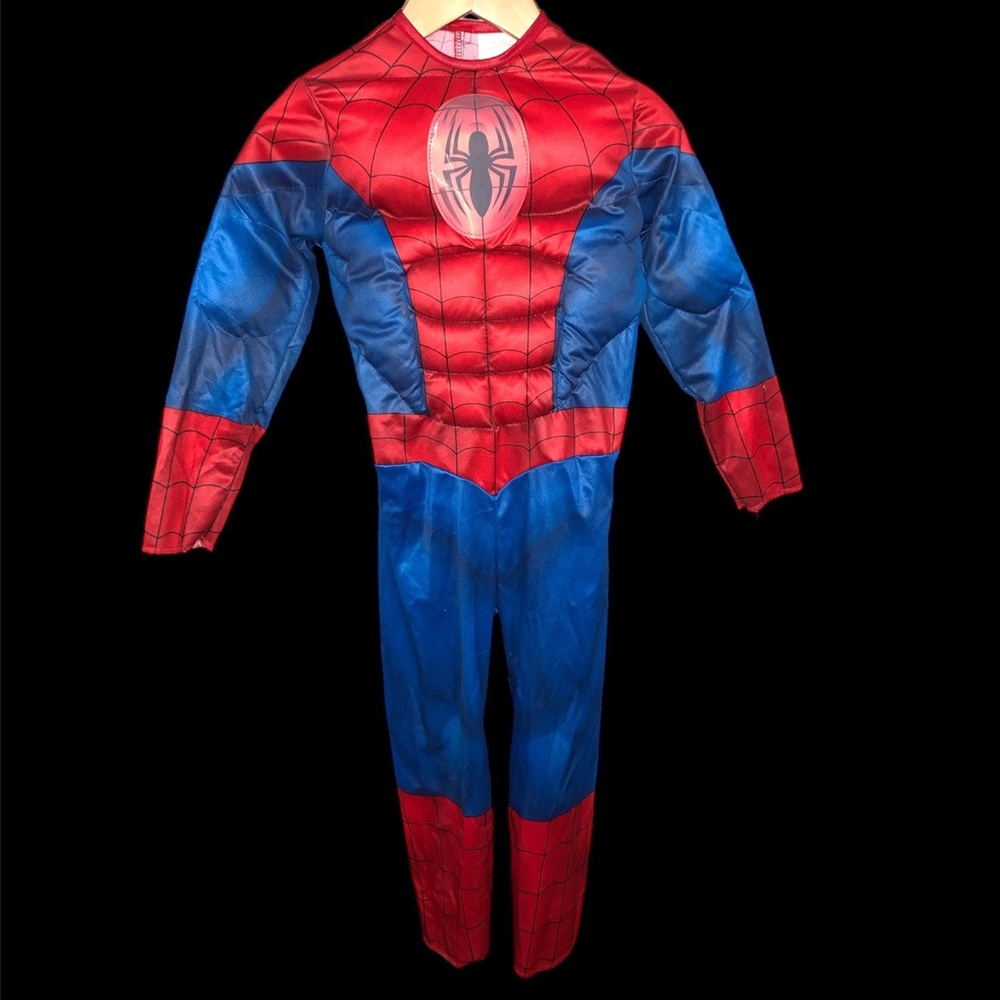 BOYS MARVEL SPIDER-MAN JUMPSUIT PADDED HALLOWEEN COSTUME
